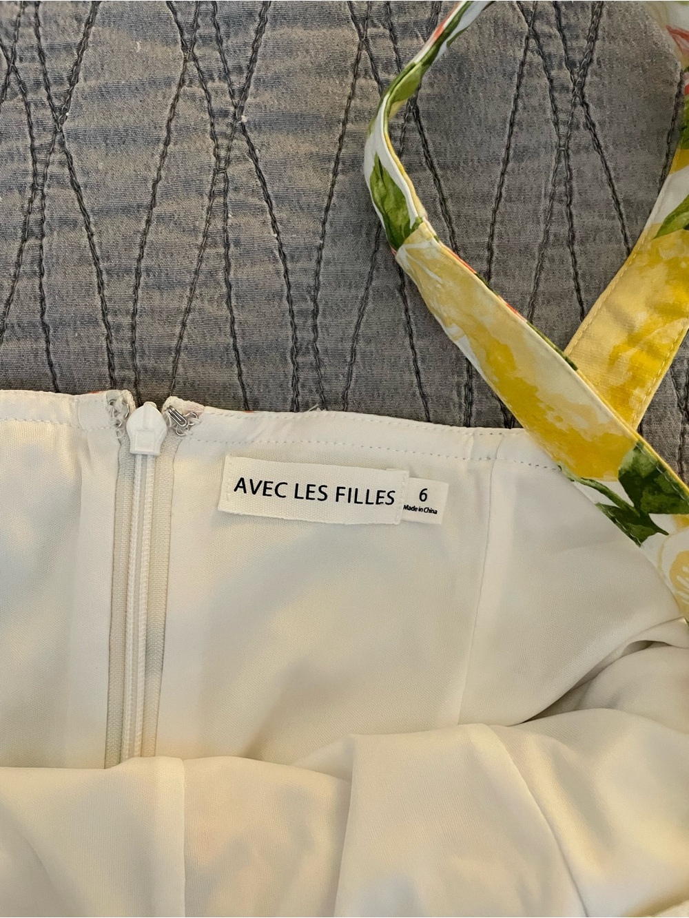 Avec Les Filles Lemon Mini Dress - Picture 5 of 6